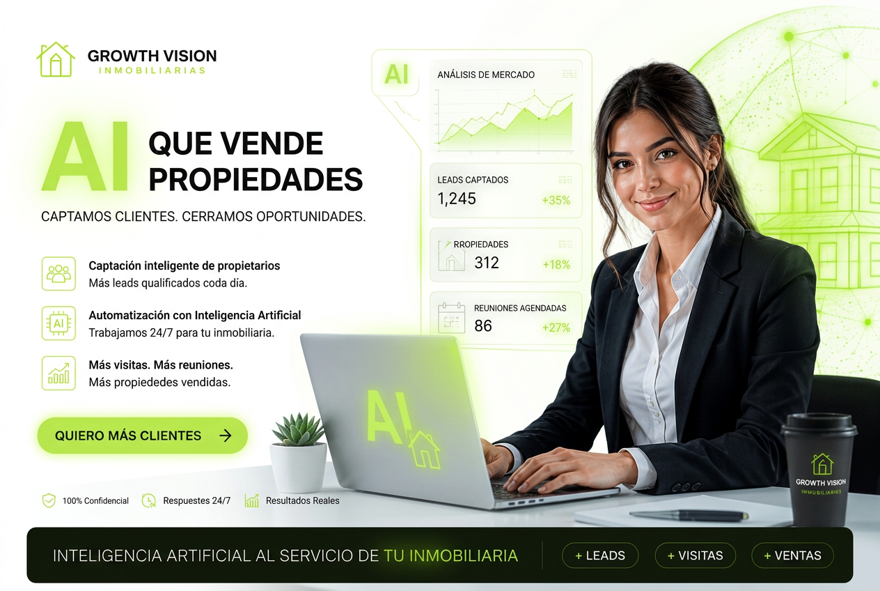 Growth Vision Inmobiliarias - AI que vende propiedades
